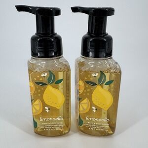 Bath & Body Works Limoncello Gentle Foaming Hand Soap‎ 2pc Set 8.75oz NEW